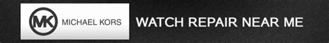 michael kors watch glass repair near me